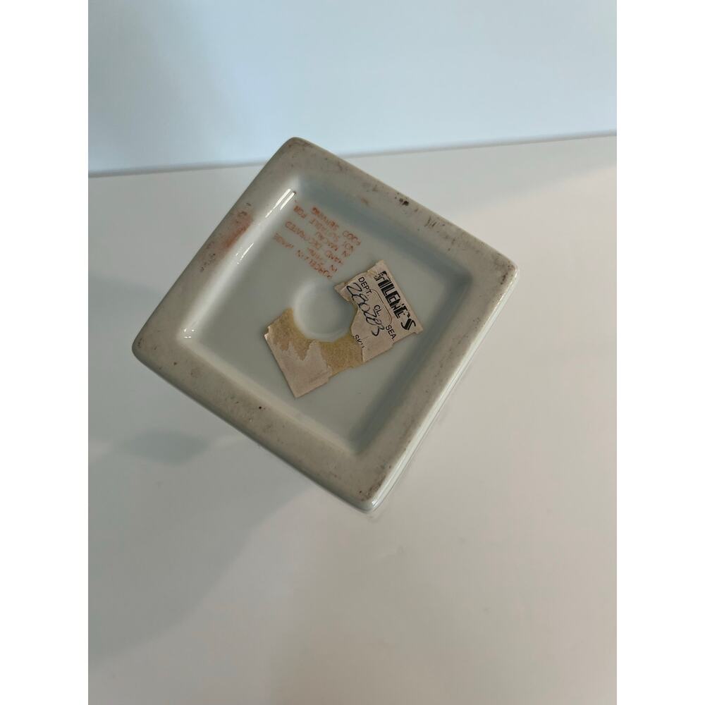 Vintage Large Chinoiserie Porcelain Botanic Garden Floral Butterflies Vase JL - Picture 6 of 11